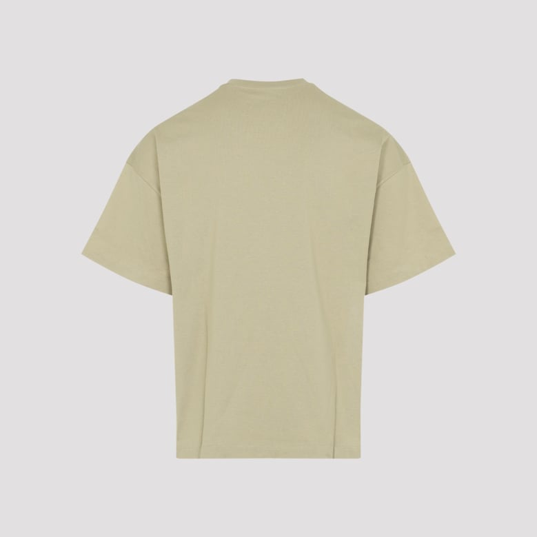beige logo cotton t-shirt by Selfnex
