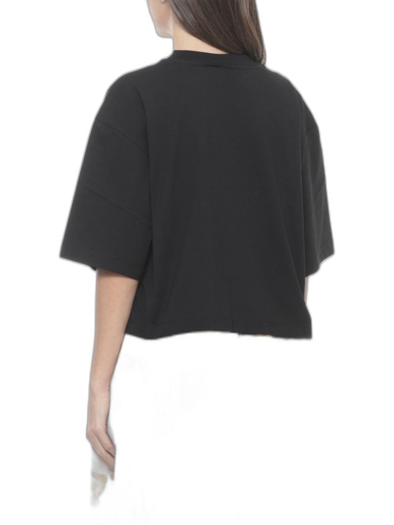 black cotton t-shirt by Selfnex