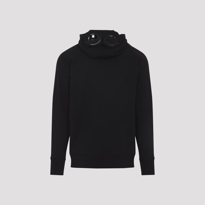 black open cotton hoodie by Selfnex