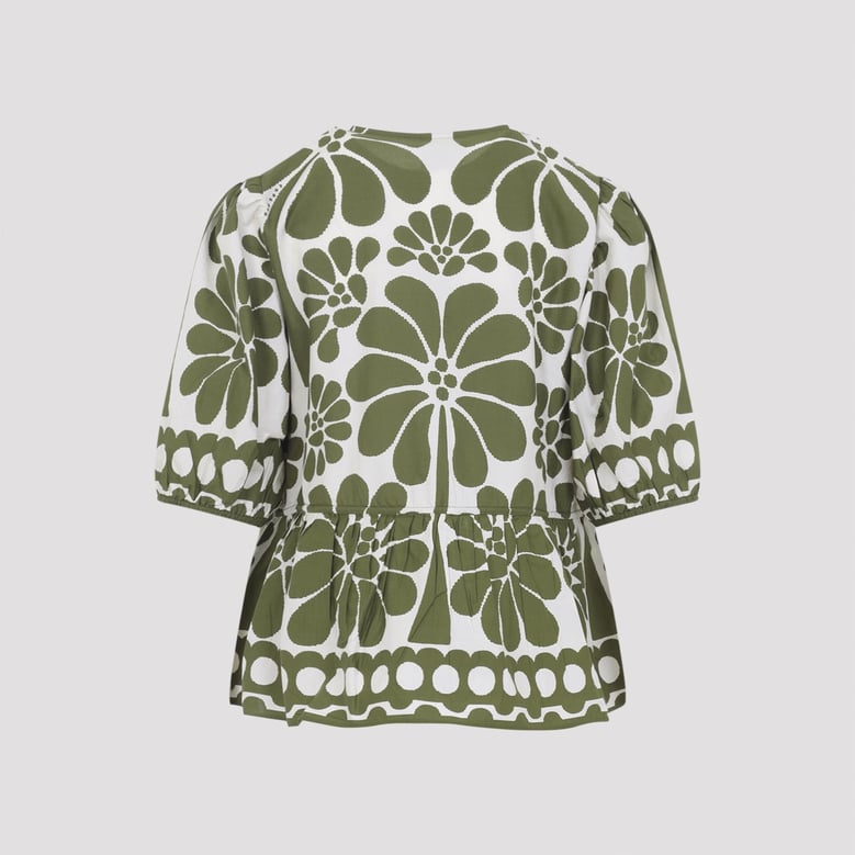 green palermo cotton shirt by Selfnex