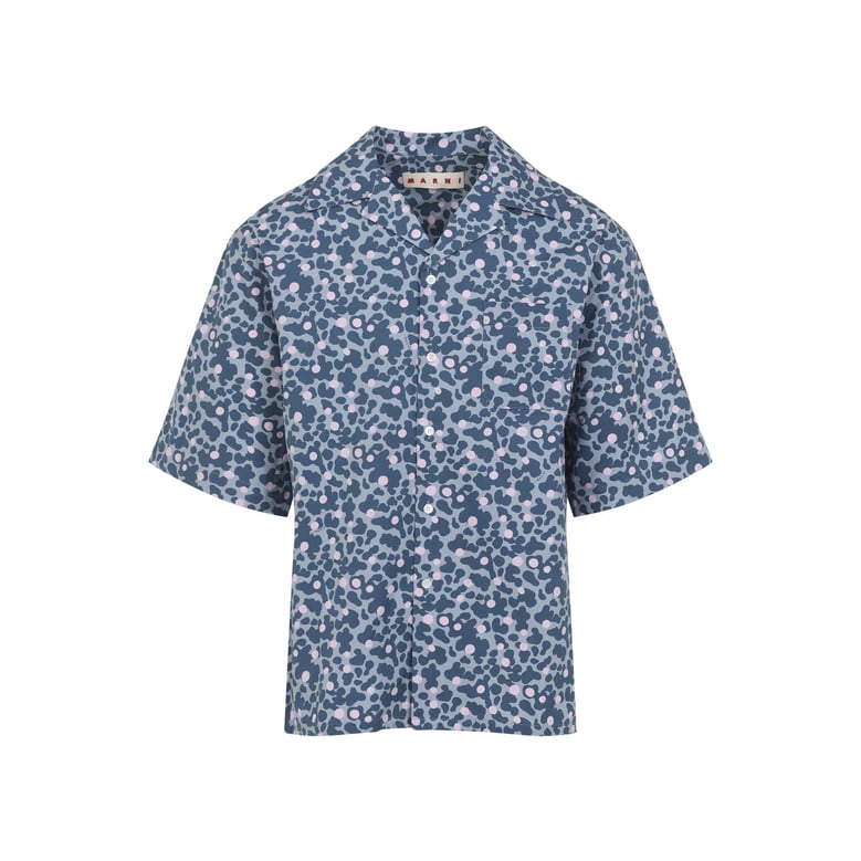 blue ss cotton shirt by Selfnex