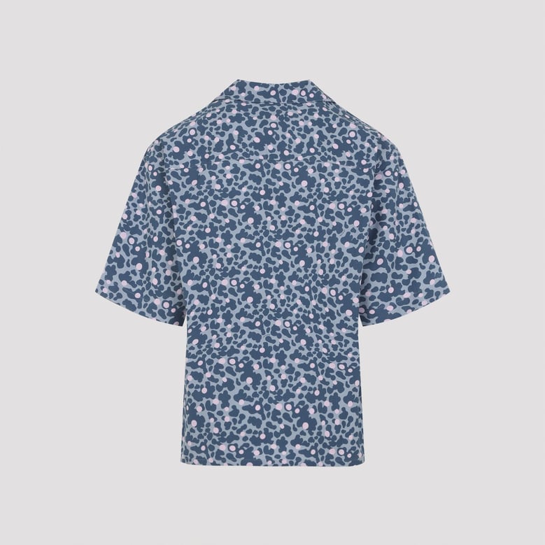 blue ss cotton shirt by Selfnex