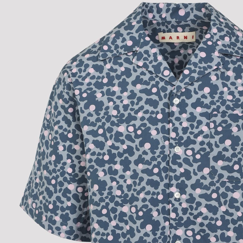 blue ss cotton shirt by Selfnex