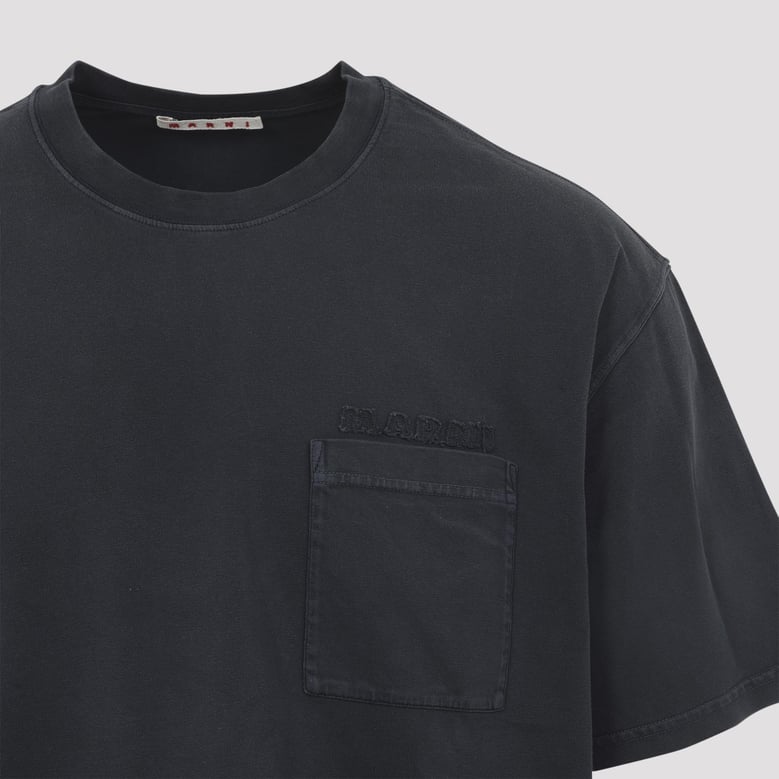 marni garment-dyed cotton t-shirt by Selfnex