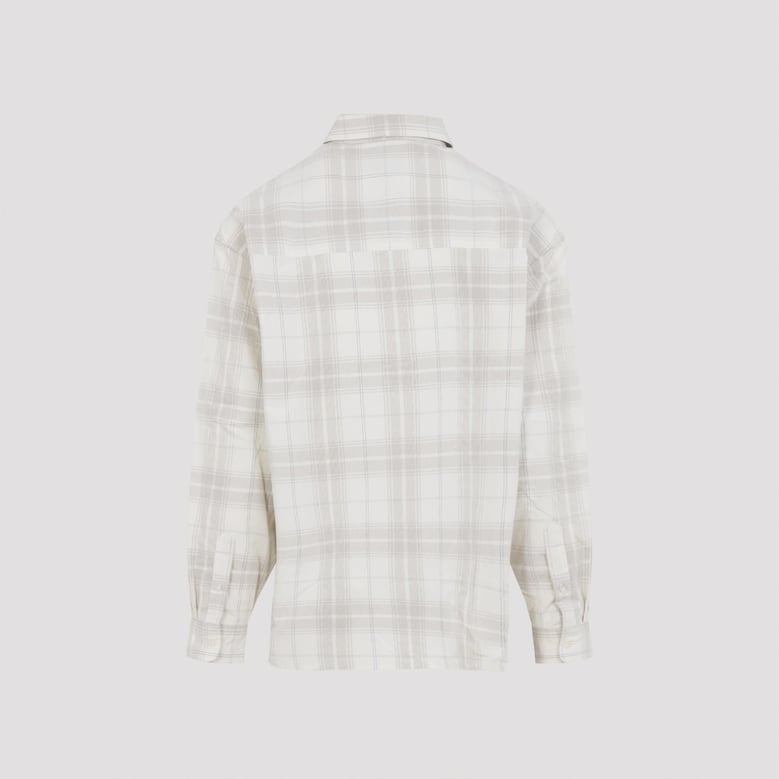 beige ls wilber cotton shirt by Selfnex