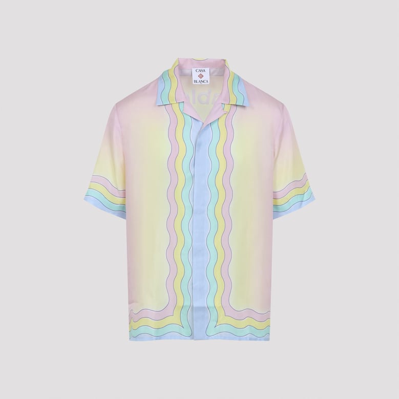 multicolor for the love of dance silk shirt by Selfnex