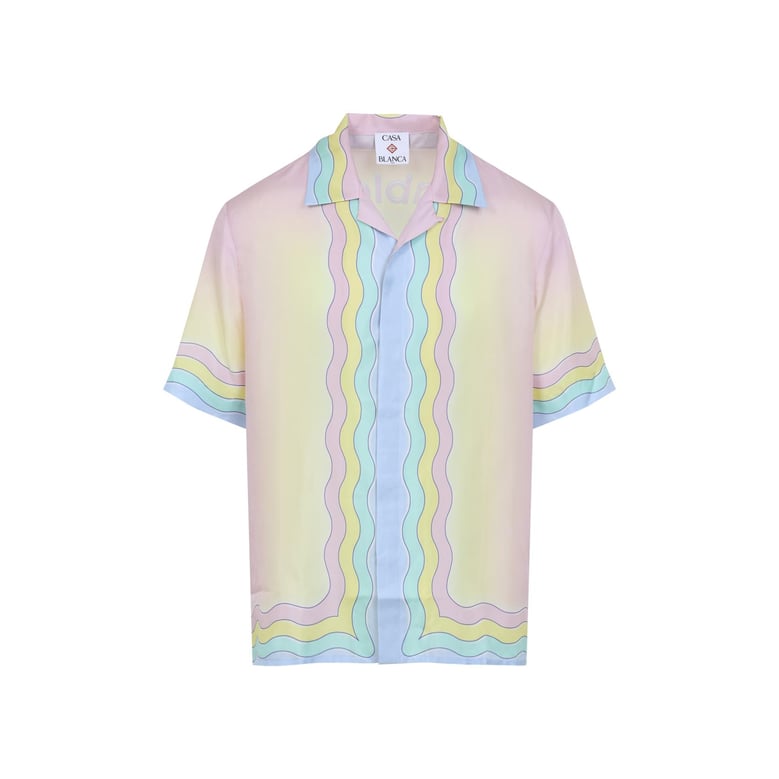 multicolor for the love of dance silk shirt by Selfnex