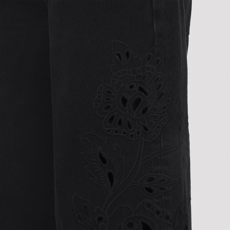 richilieu denim pants by Selfnex