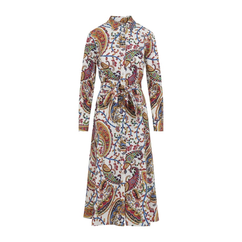 midi cotton dress with paisley print by Selfnex