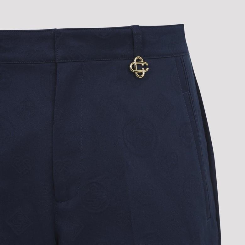 monogram chinos by Selfnex