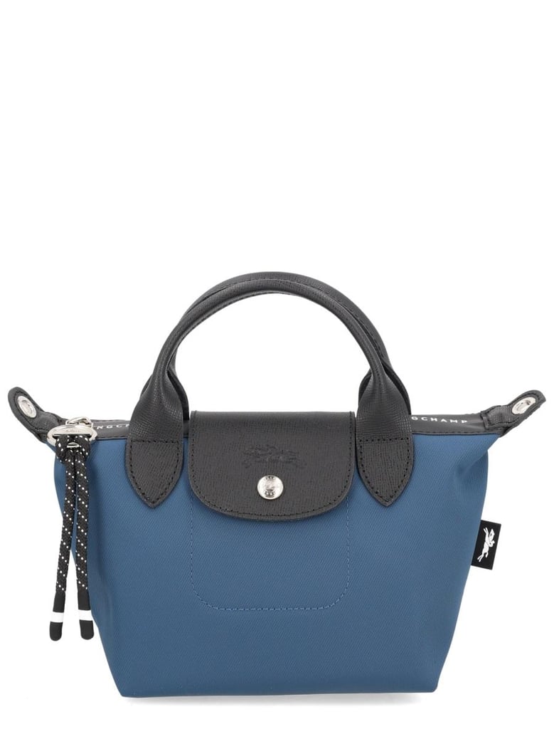 blue canvas handbag by Selfnex