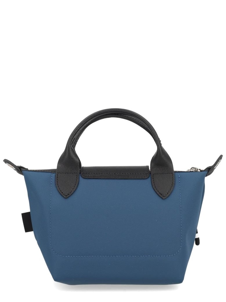 blue canvas handbag by Selfnex