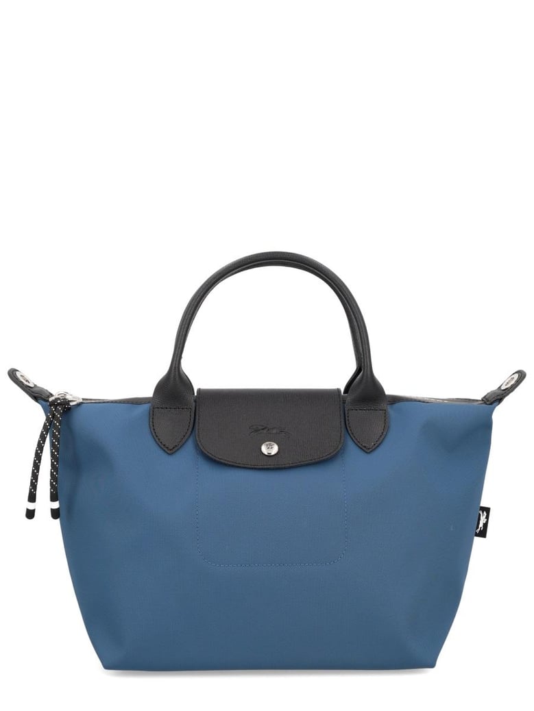 blue canvas handbag by Selfnex