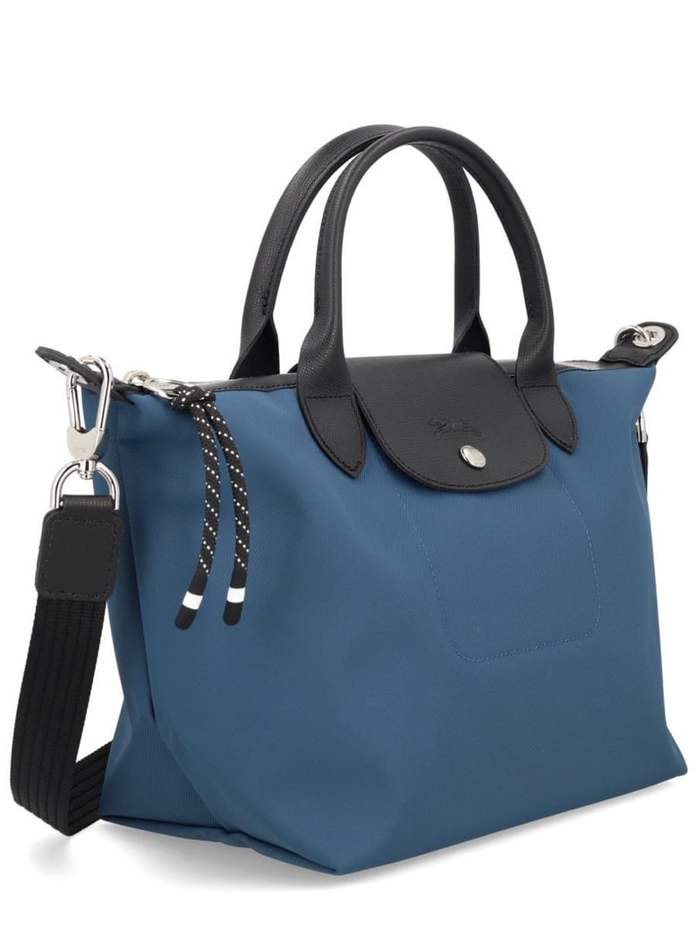 blue canvas handbag by Selfnex