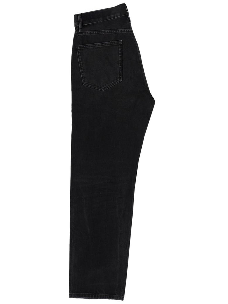 jeans with logo patch by Selfnex