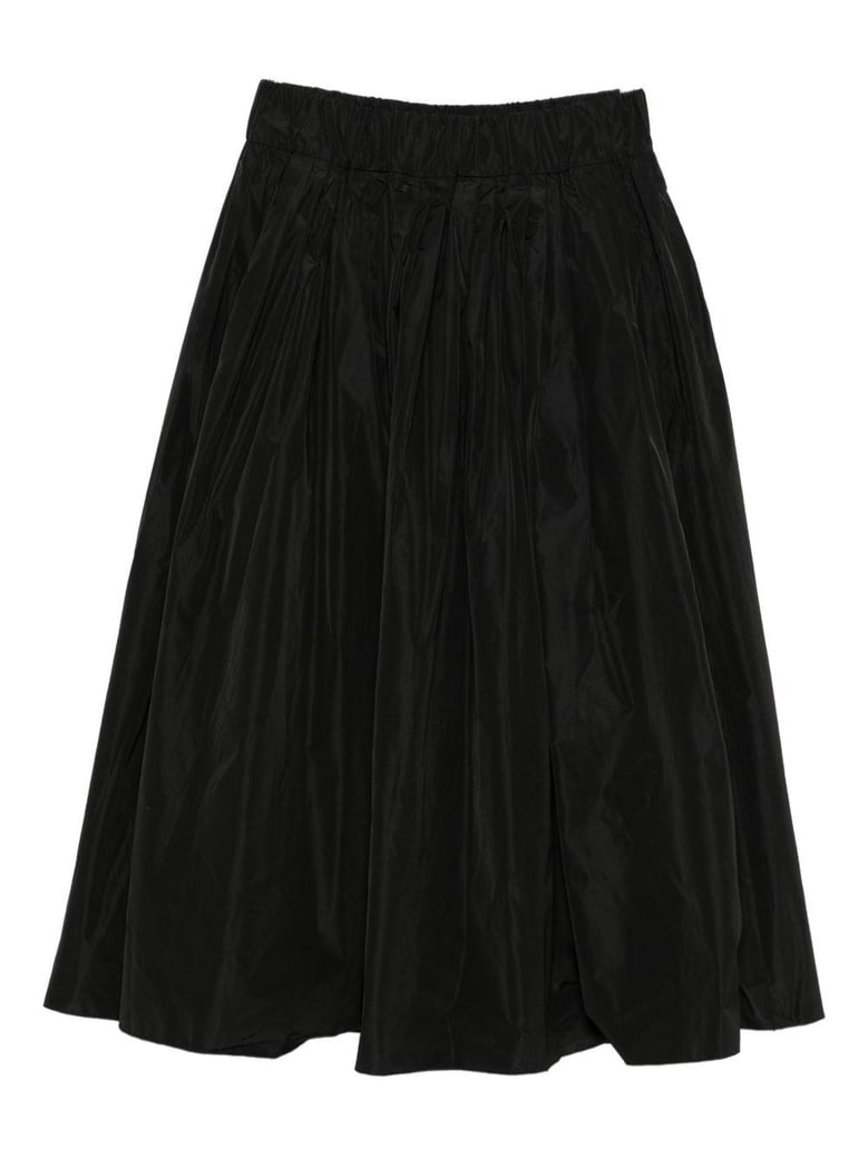 cotton-blend elastic waist by Selfnex