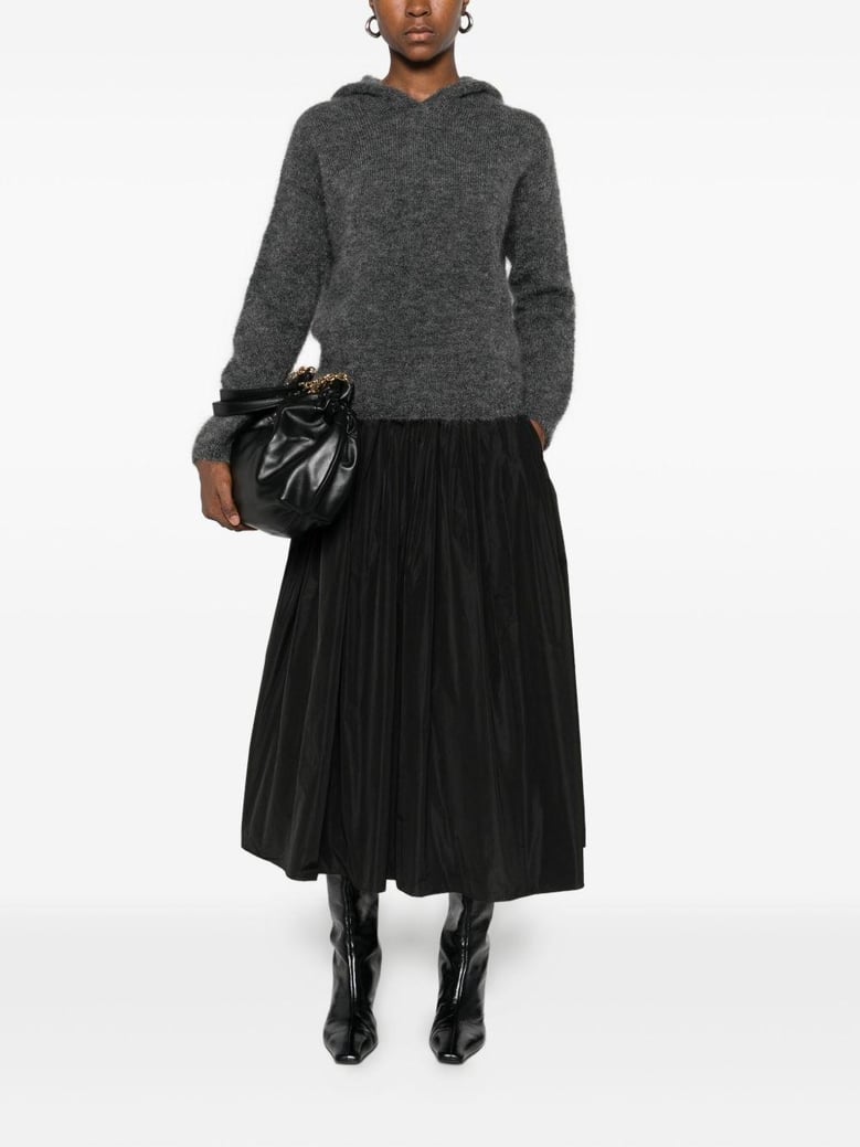 cotton-blend elastic waist by Selfnex
