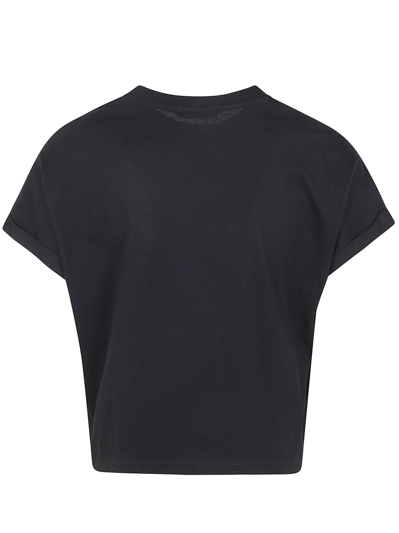 logo cotton cropped t-shirt by Selfnex