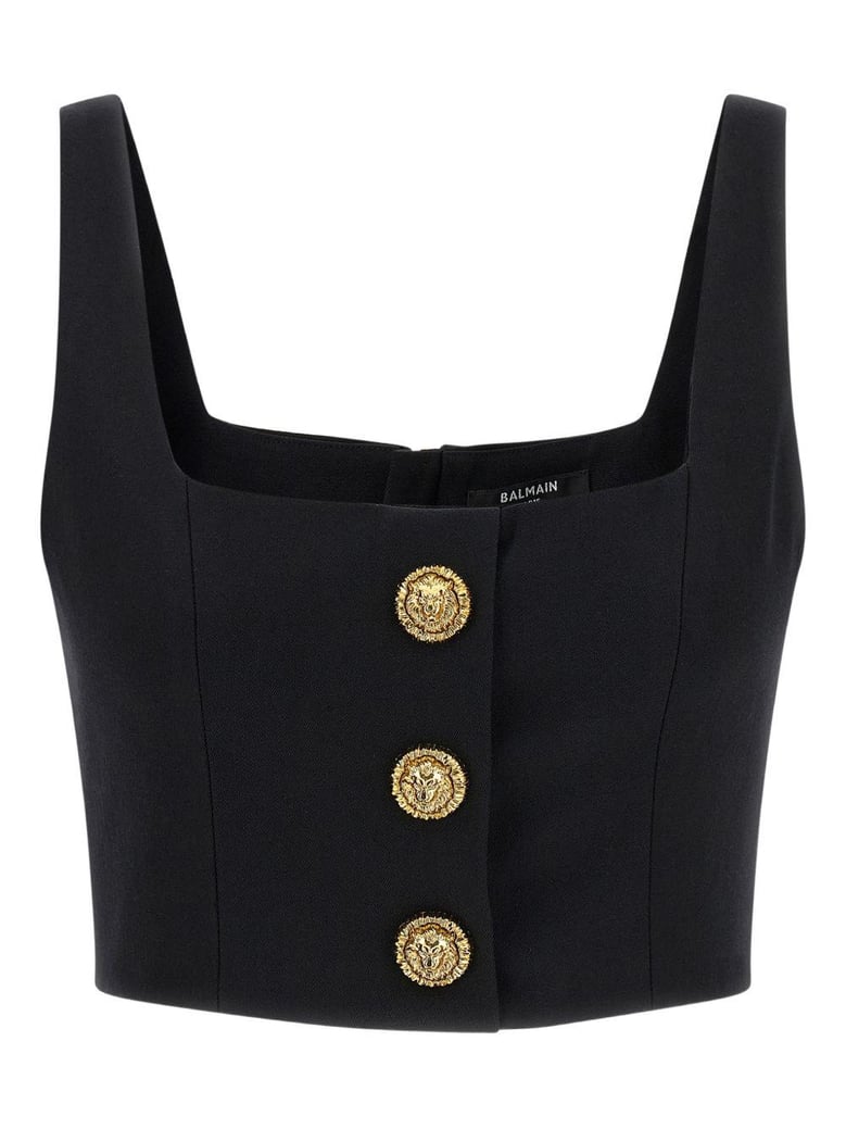 wool brassiere top by Selfnex