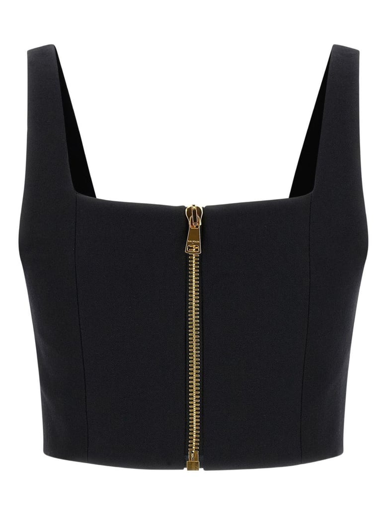 wool brassiere top by Selfnex