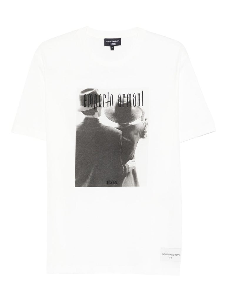 printed cotton t-shirt by Selfnex