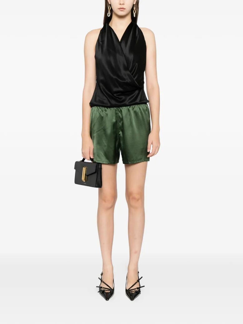 silk pajama shorts by Selfnex