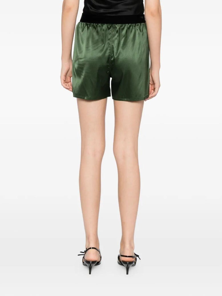 silk pajama shorts by Selfnex