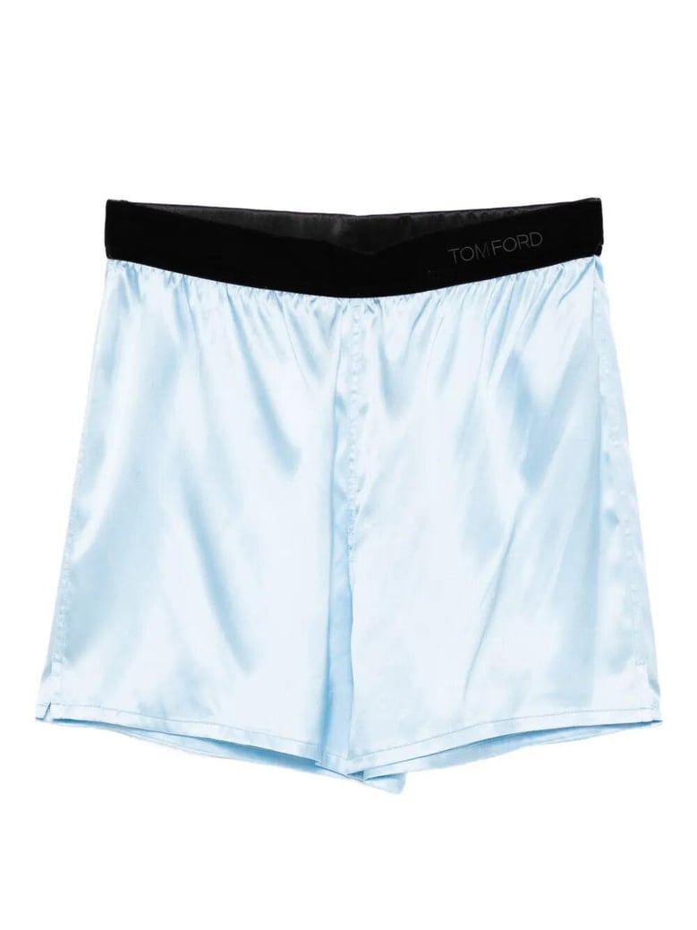 silk pajama shorts by Selfnex