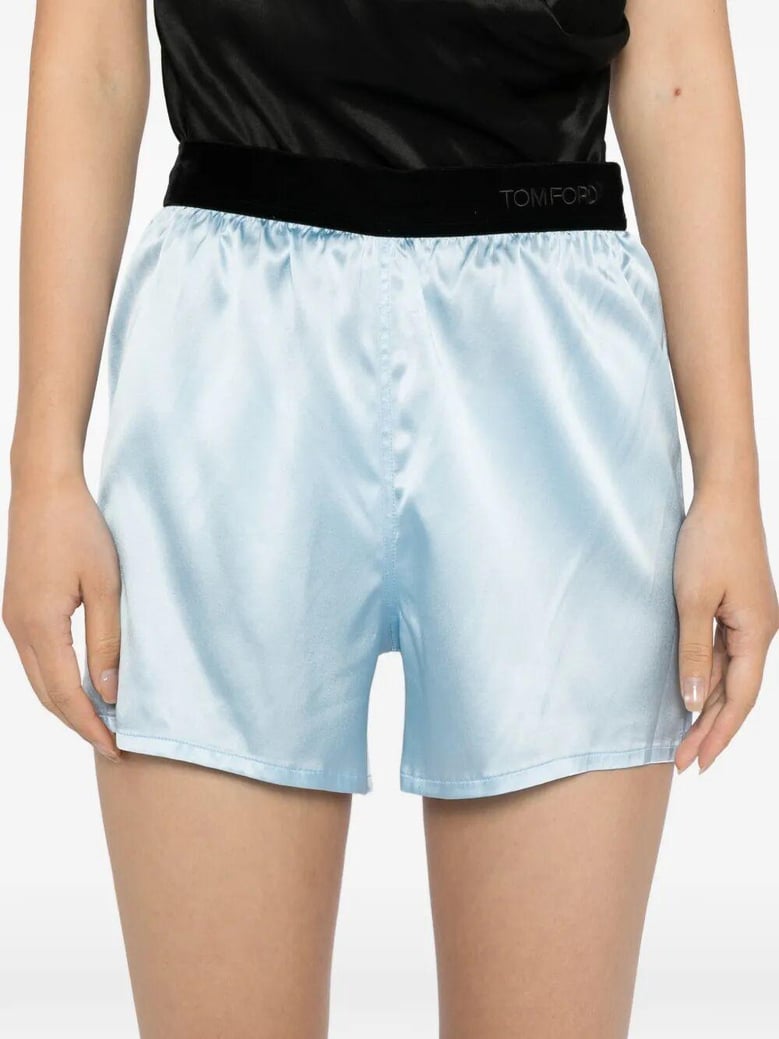 silk pajama shorts by Selfnex