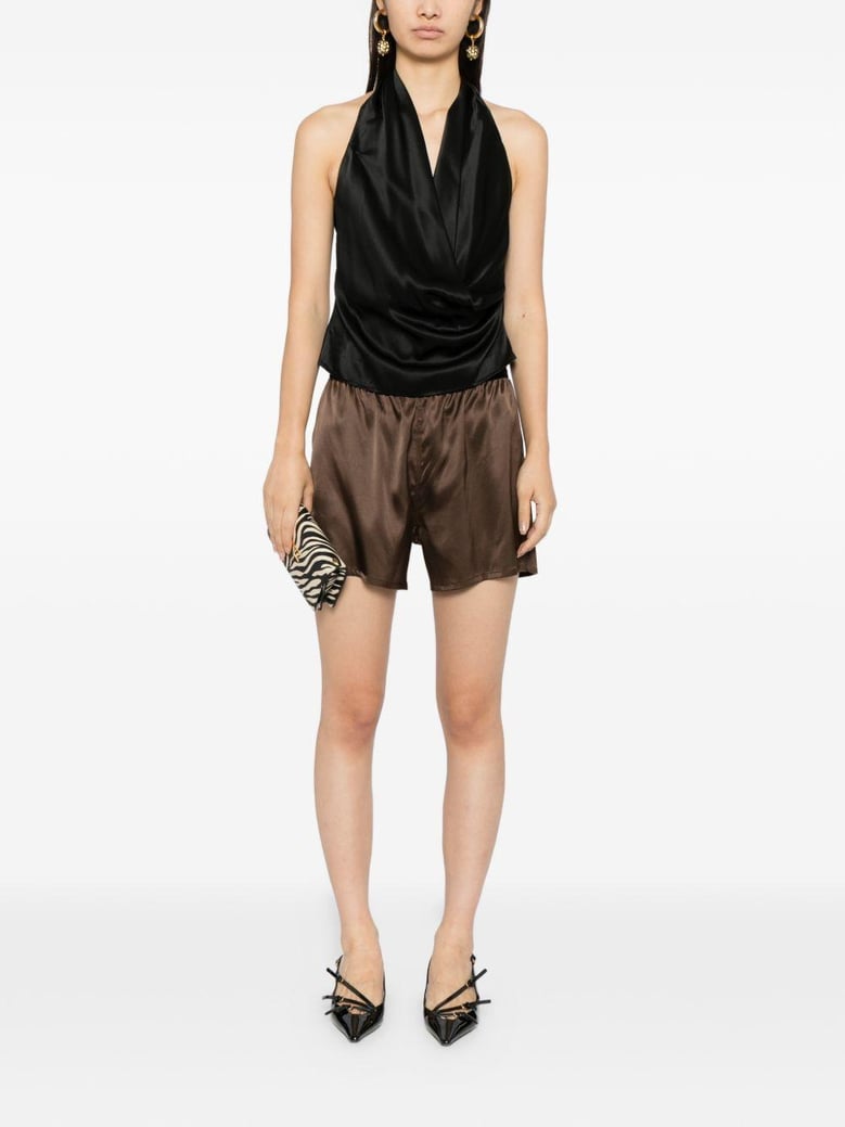silk pajama shorts by Selfnex