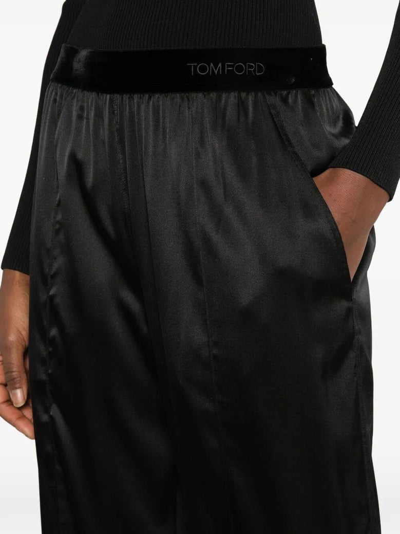 pajama silk trousers by Selfnex