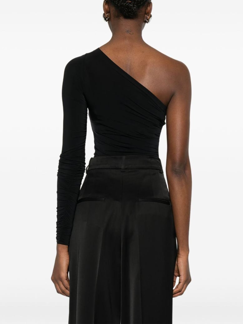 one-shoulder bodysuit by Selfnex