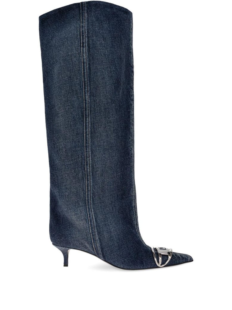 venus denim boots by Selfnex