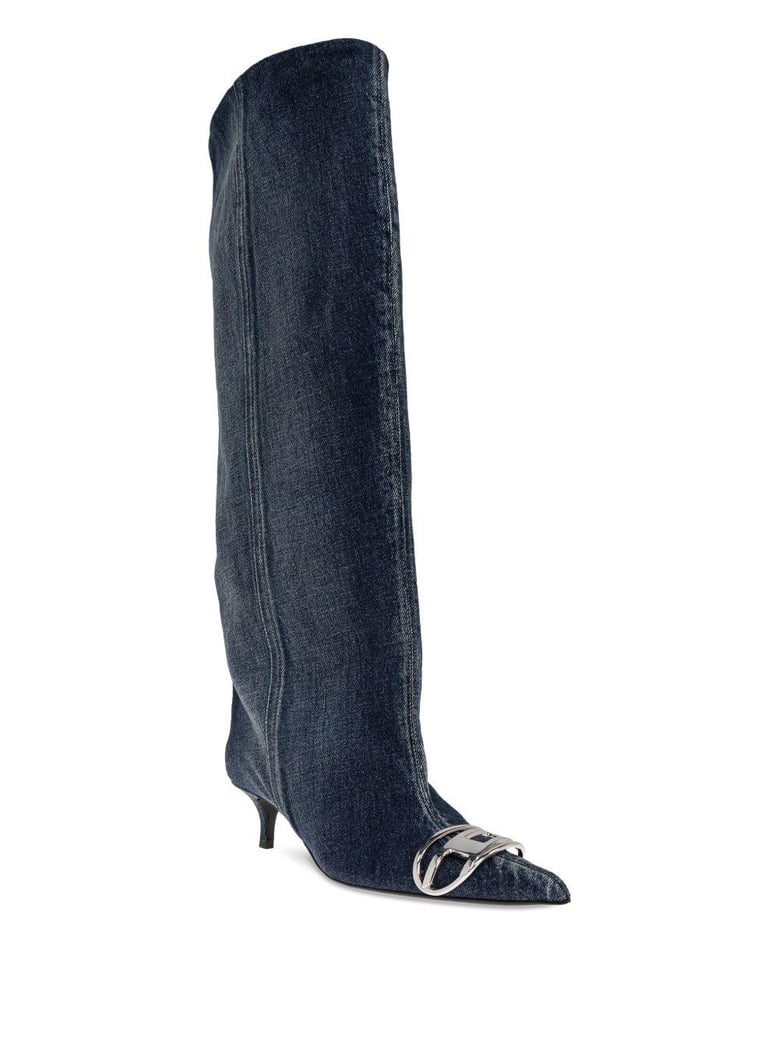 venus denim boots by Selfnex
