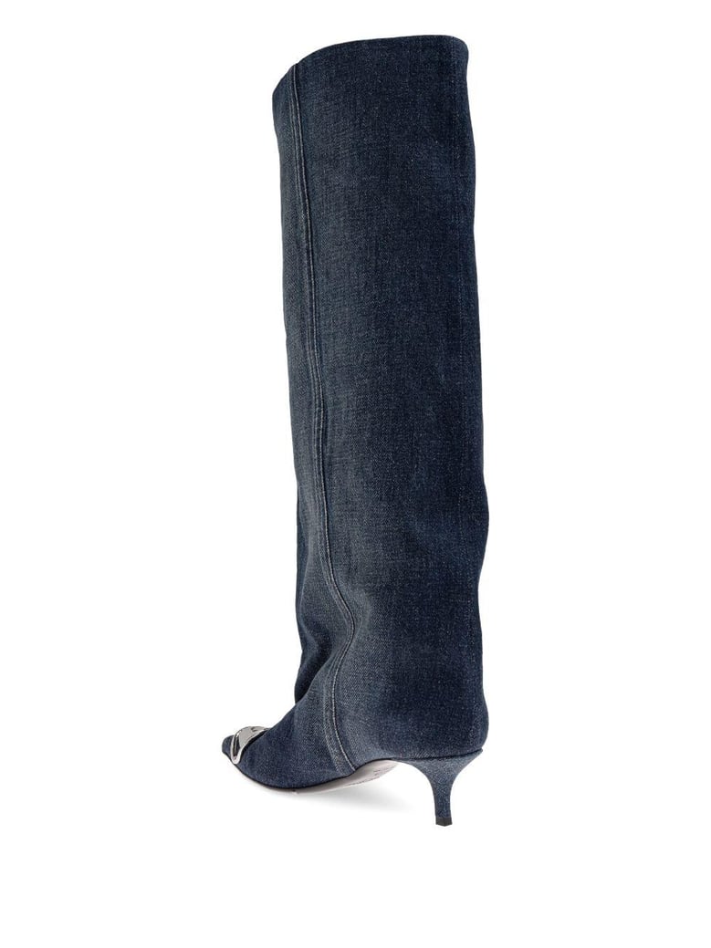 venus denim boots by Selfnex