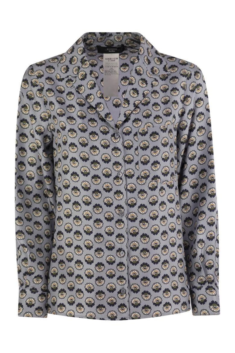 oncia - silk twill shirt by Selfnex