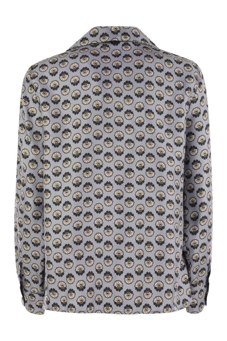 oncia - silk twill shirt by Selfnex