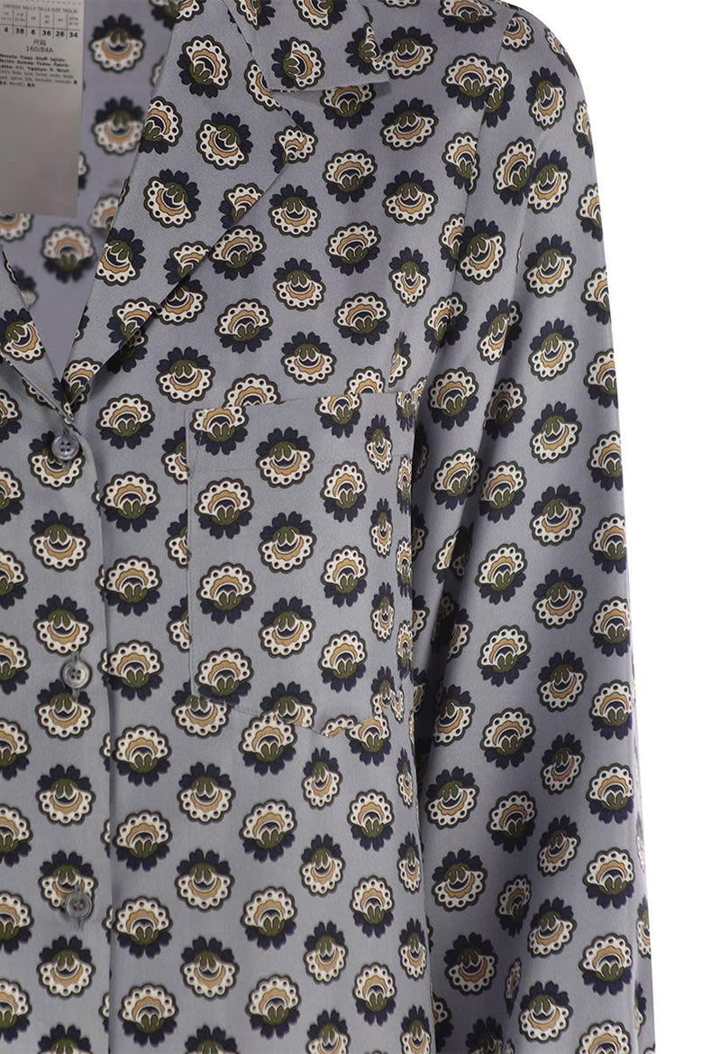 oncia - silk twill shirt by Selfnex