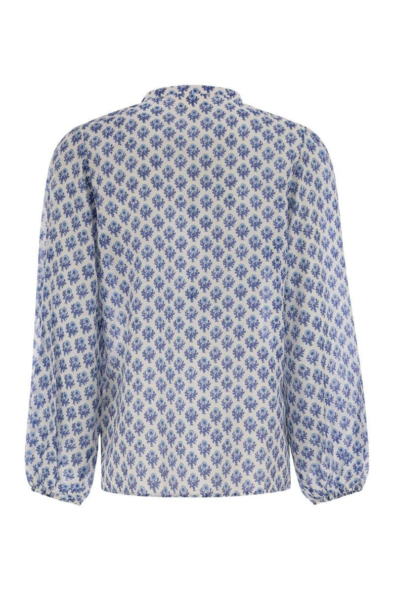 harper - shirt with mandarin collar by Selfnex