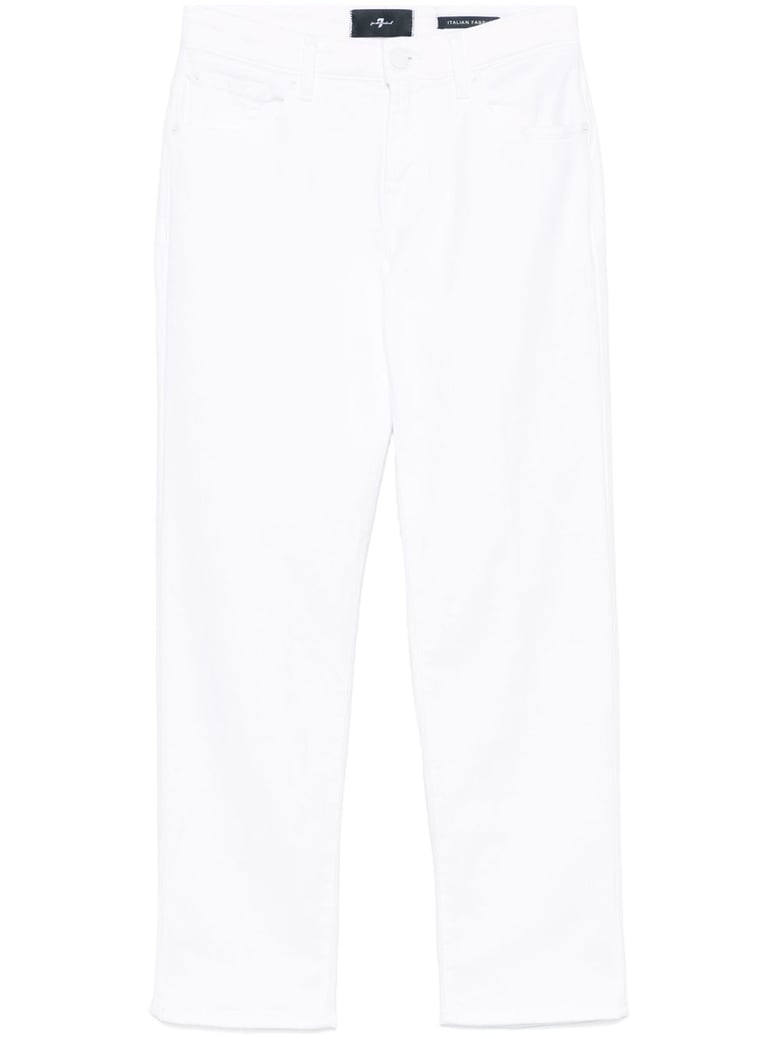 calie straight denim jeans by Selfnex