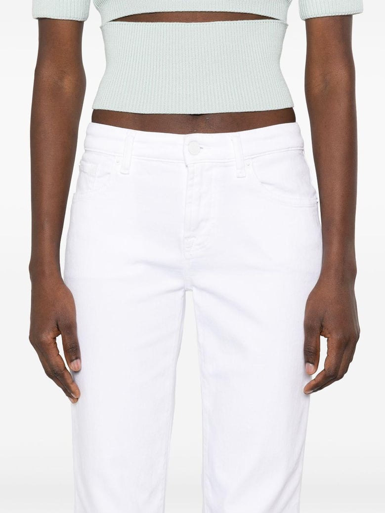 calie straight denim jeans by Selfnex