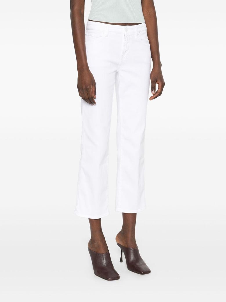 calie straight denim jeans by Selfnex