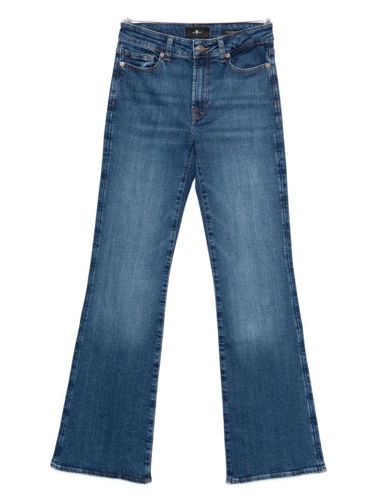 the leggy bootcut denim jeans by Selfnex
