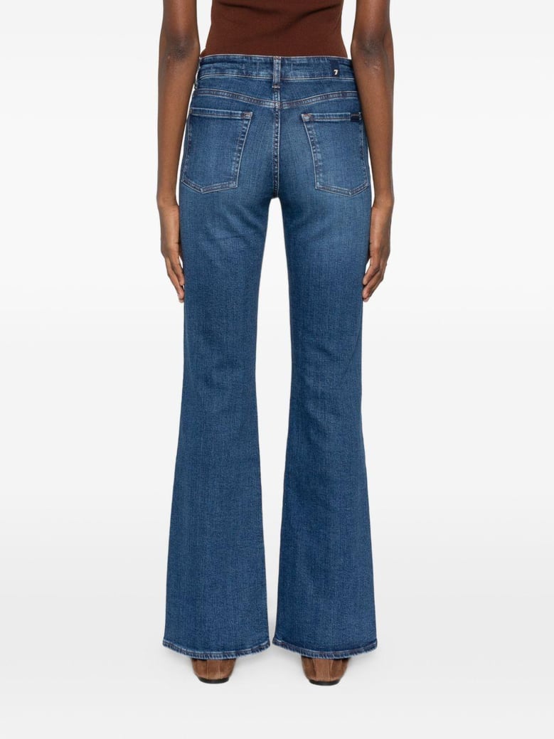 the leggy bootcut denim jeans by Selfnex