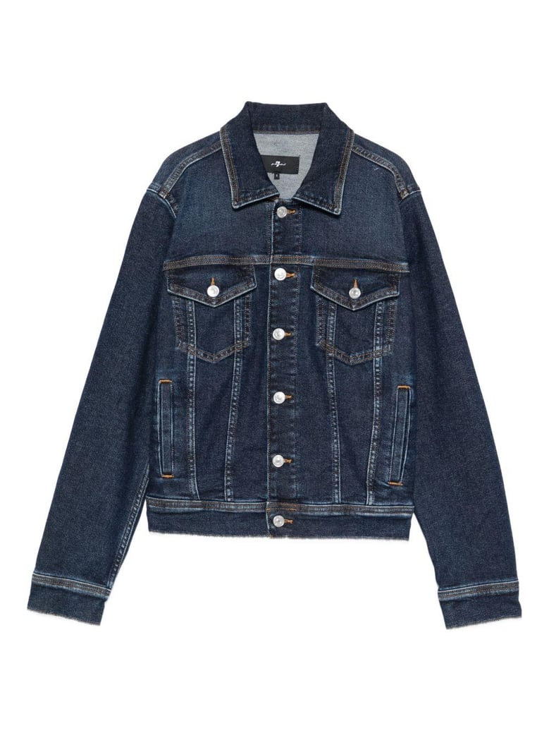 adi denim trucker jacket by Selfnex