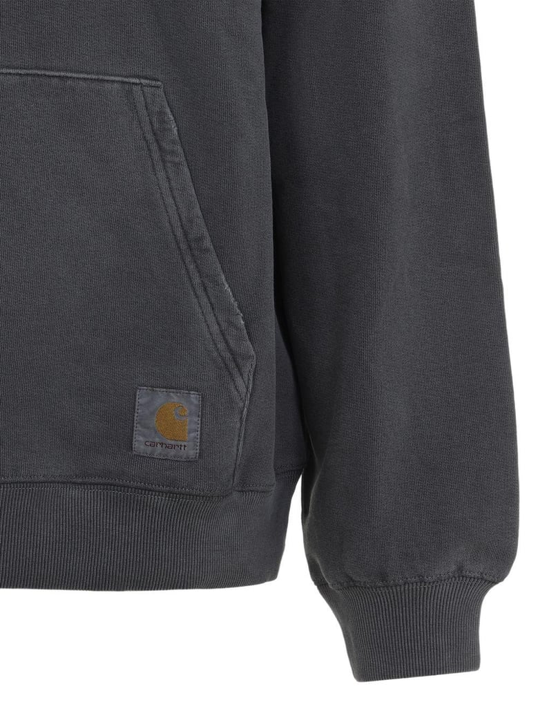 logo cotton hoodie by Selfnex