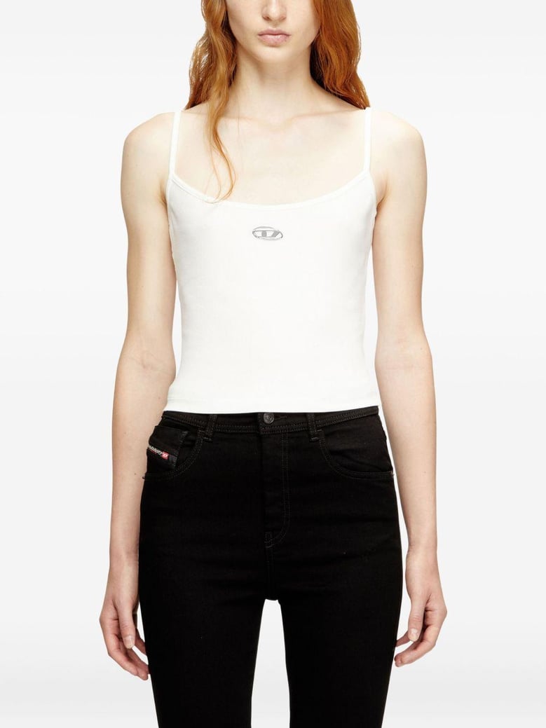 logo cotton tank top by Selfnex