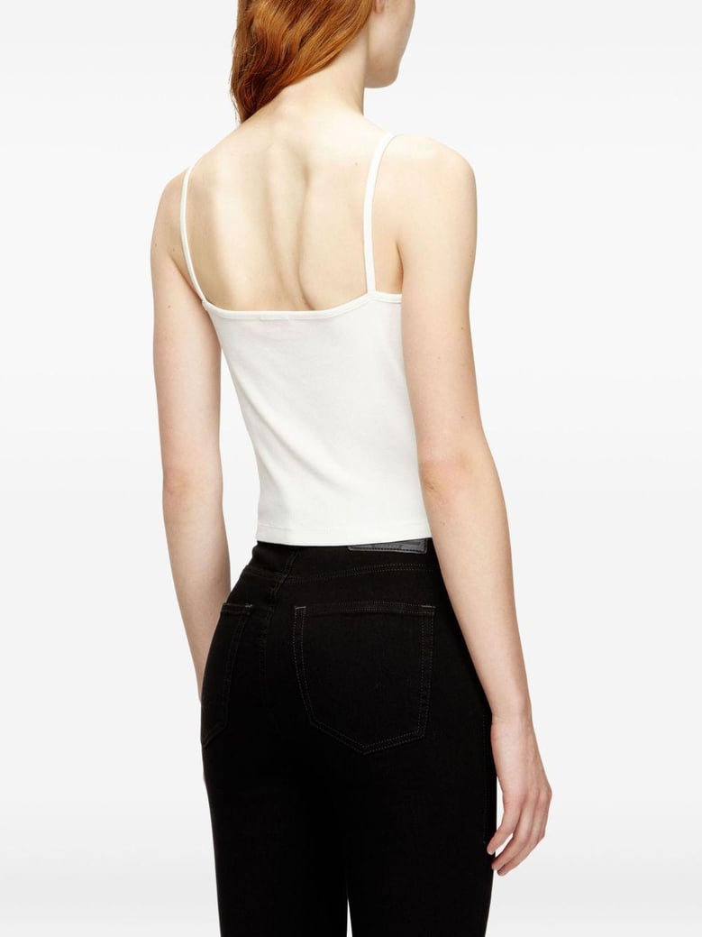 logo cotton tank top by Selfnex