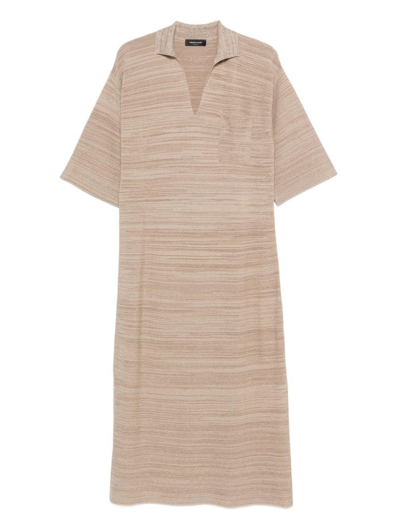 wool and cotton shirtdress by Selfnex