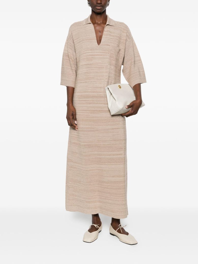 wool and cotton shirtdress by Selfnex